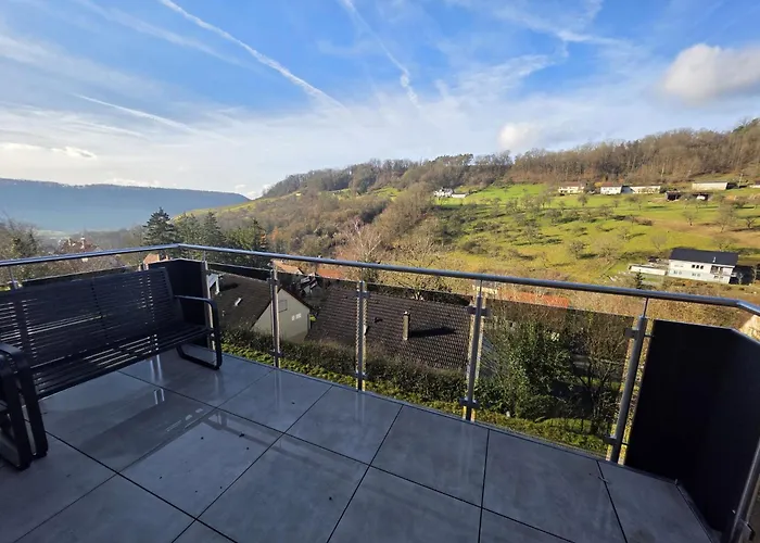 Malerischer Panoramablick Worgberg Ingelfingen fotorgafie