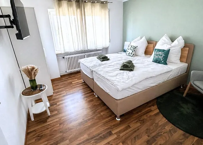 Photo de Stillvolles Apartment Fuer 5 Personen Nahe Dem Legoland Langenau