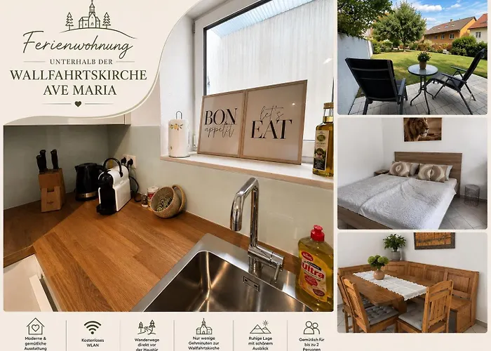 Schoenblick Ferienwohnung Unter Der Wallfahrtskirche Ave Maria Deggingen foto